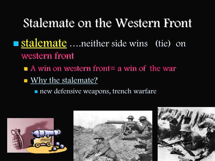 ppt the great war 1914 1918 powerpoint presentation id stalemate on the western front