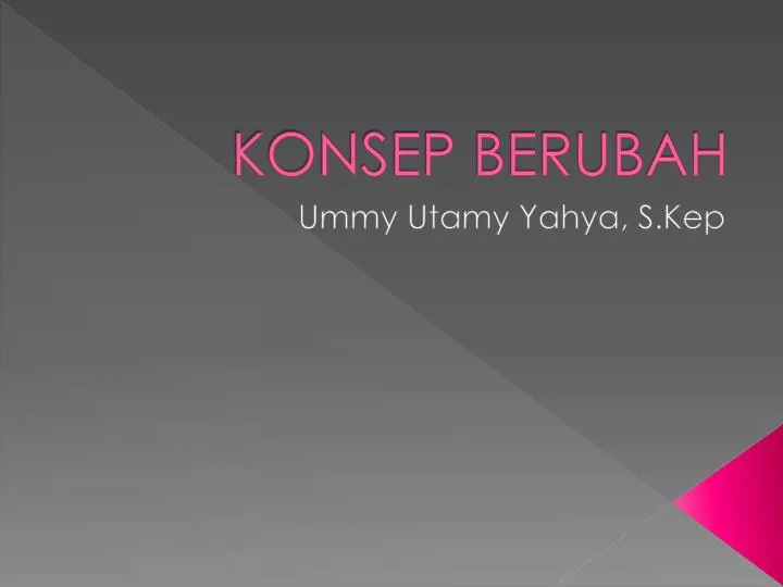 Ppt Konsep Berubah Powerpoint Presentation Free Download Id 2125426
