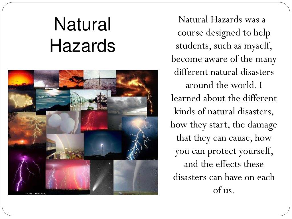 natural hazards powerpoint presentation