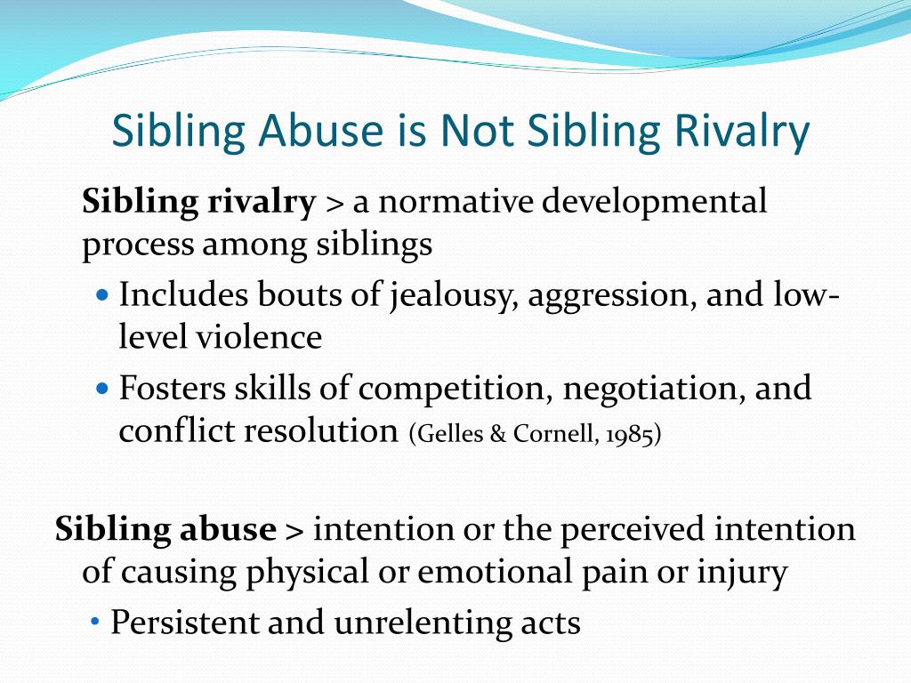 PPT - Sibling Abuse: Detection and Advocacy PowerPoint Presentation, free  download - ID:2125840