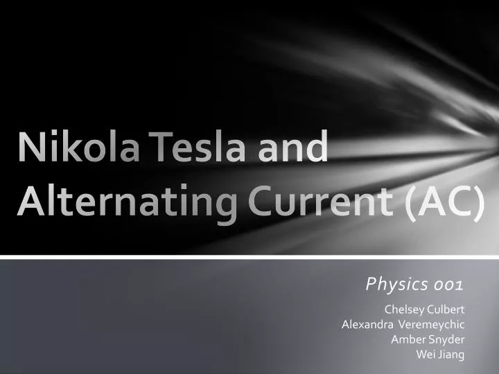 nikola tesla and alternating current ac n.