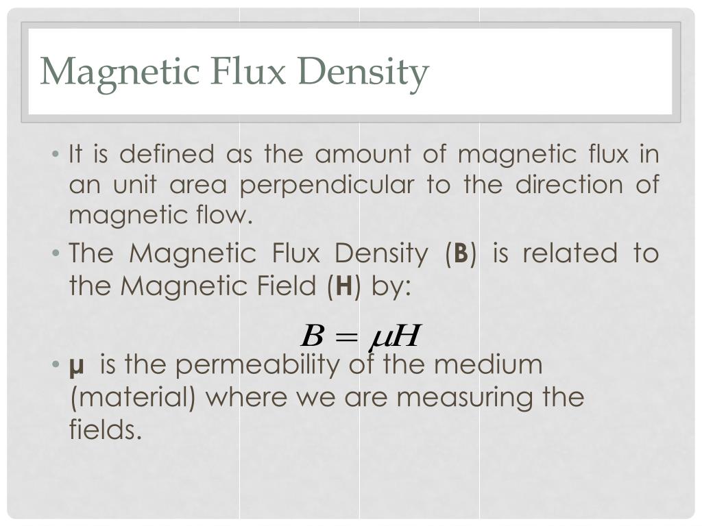 Defined is as flux magnetic Magnetic Flux