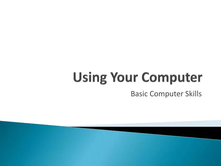 using your computer n.