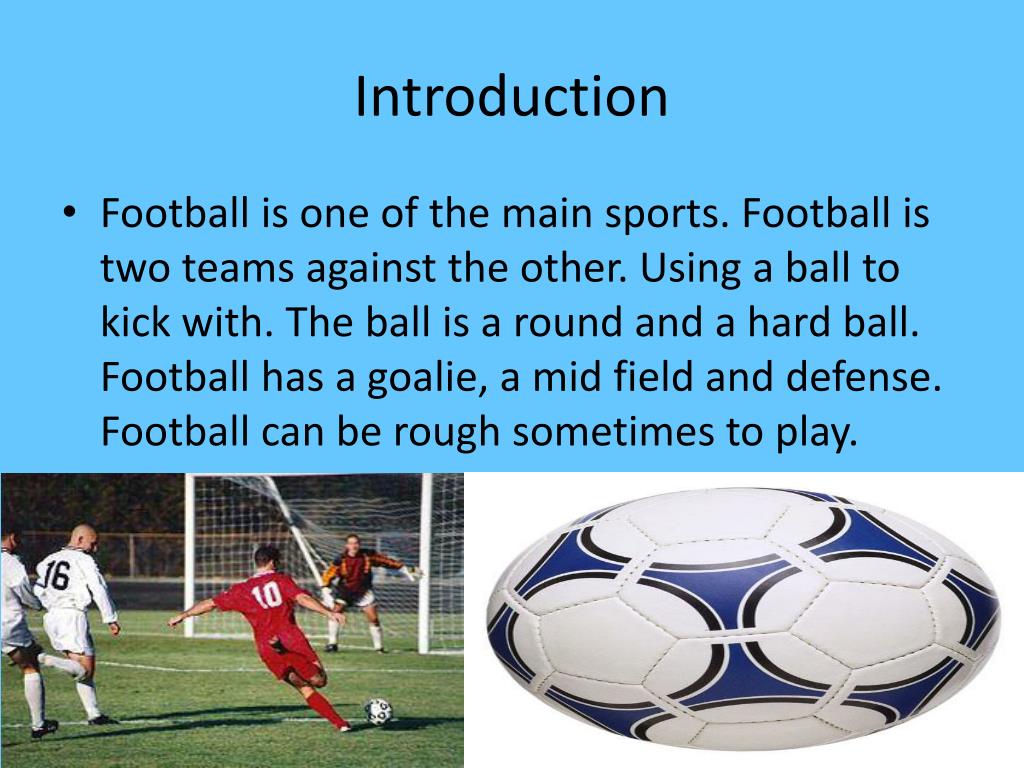 introduction for essay about football
