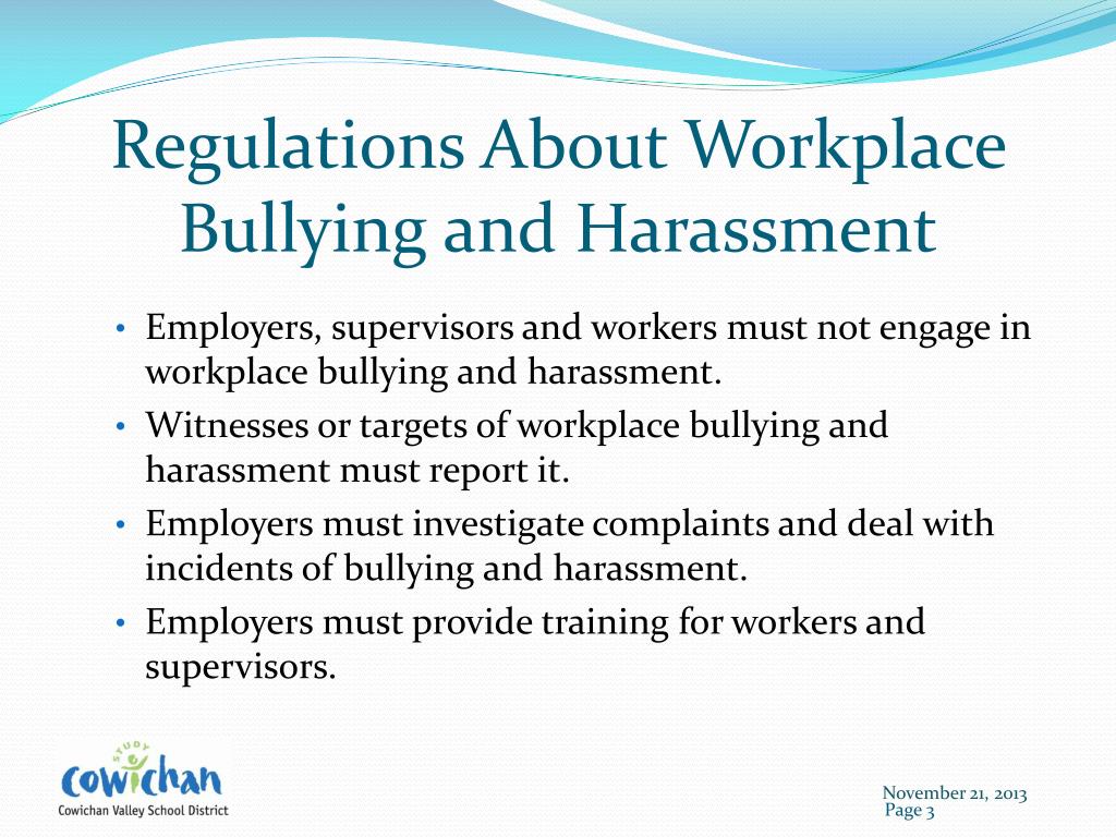 Ppt Workplace Bullying And Harassment Powerpoint Presentation Free