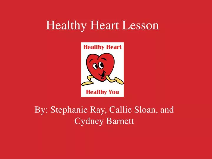 healthy heart lesson n.
