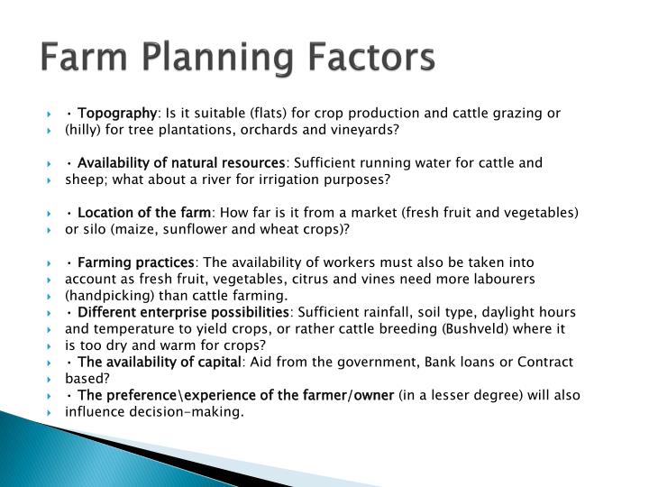 PPT Farmstead Planning PowerPoint Presentation ID2129082