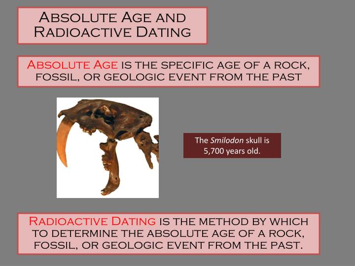 2 methods of dating rocks and fossils