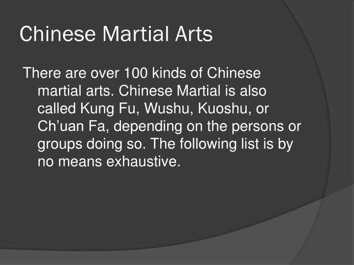 PPT Chinese Martial Arts PowerPoint Presentation ID2129665