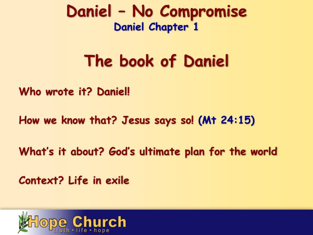 who wrote the book of daniel