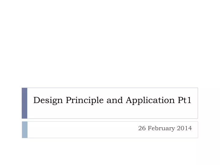 design principle and application pt1 n.