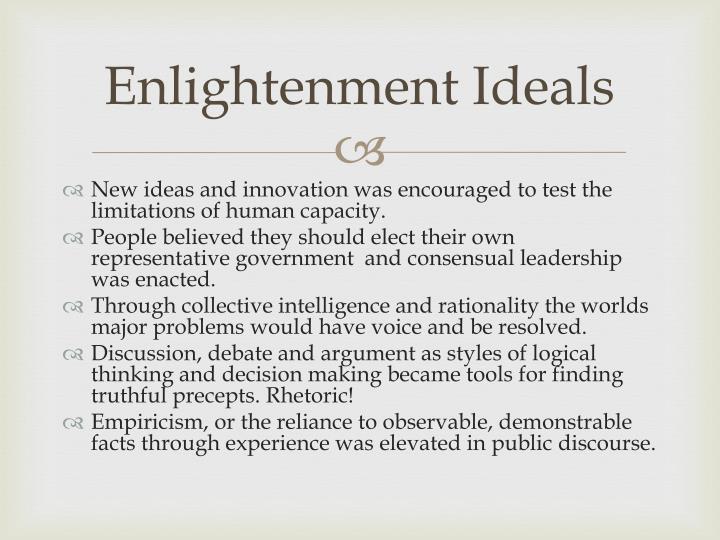 enlightenment ideals