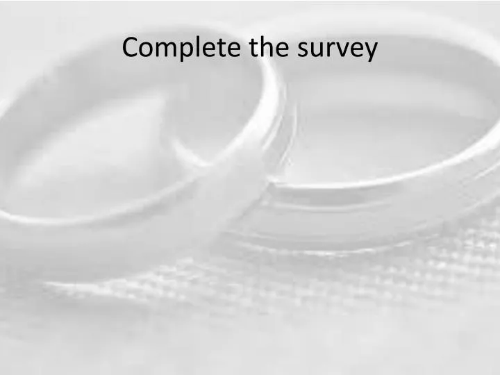 complete the survey n.