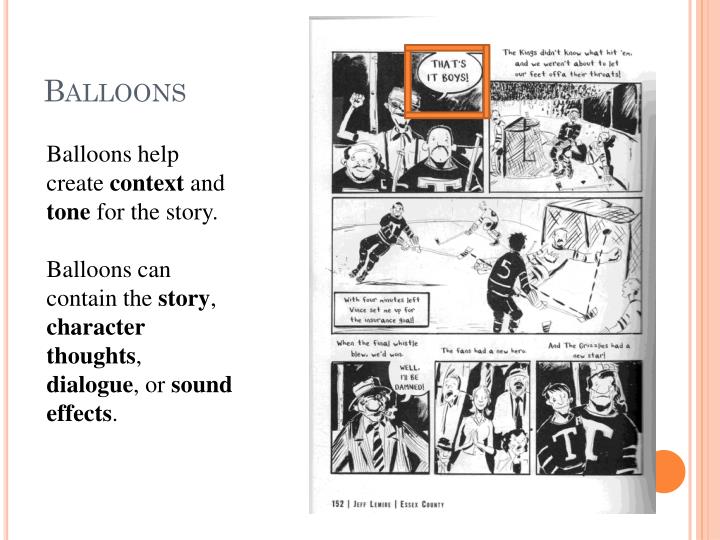 Types Of Balloons In Graphic Novels