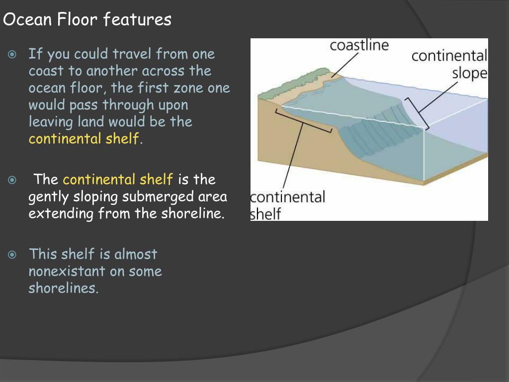 Ppt Earth Science 14 2 F Eatures Of The Ocean Floor Powerpoint
