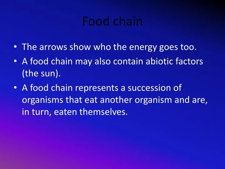 Food chain PowerPoint Presentation, free download Biology Diagrams