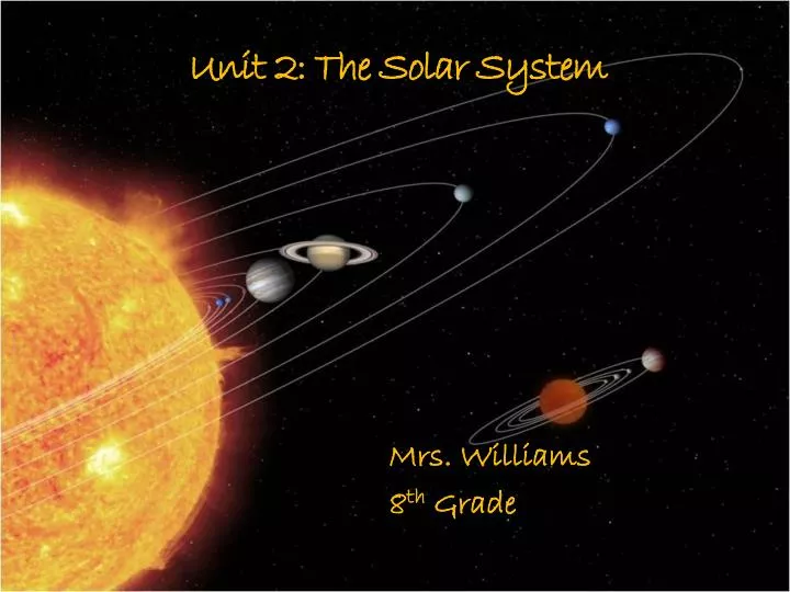 Ppt Unit 2 The Solar System Powerpoint Presentation Free