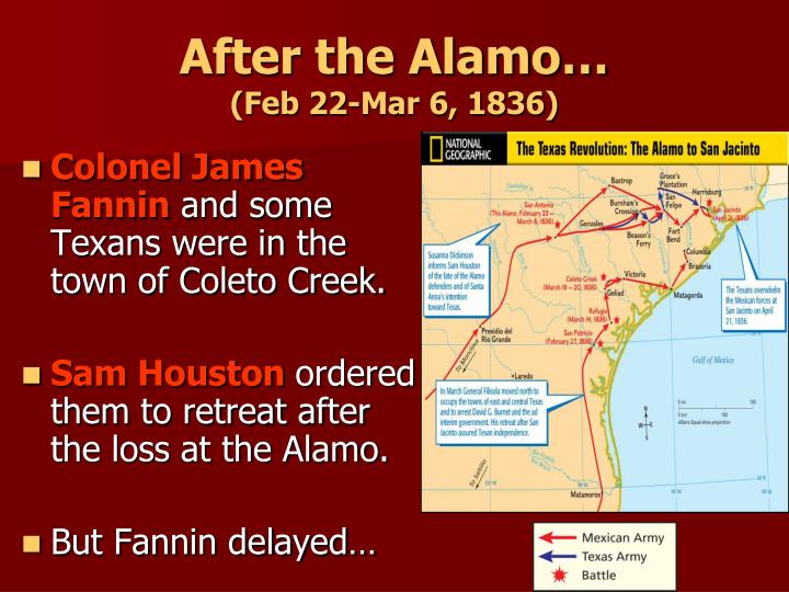 PPT - Goliad & The Runaway Scrape PowerPoint Presentation - ID:2133170