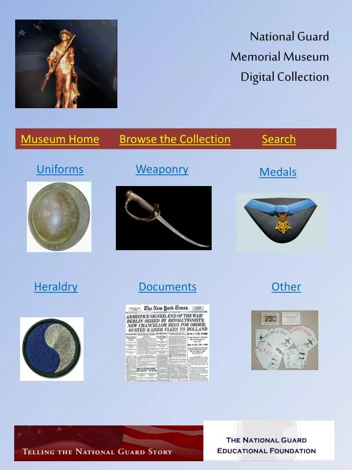 national guard memorial museum digital collection n.