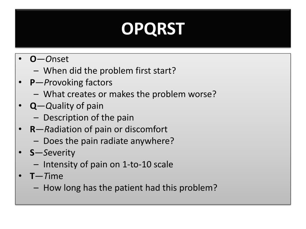 ppt baseline vital signs and sample history powerpoint opqrst emt