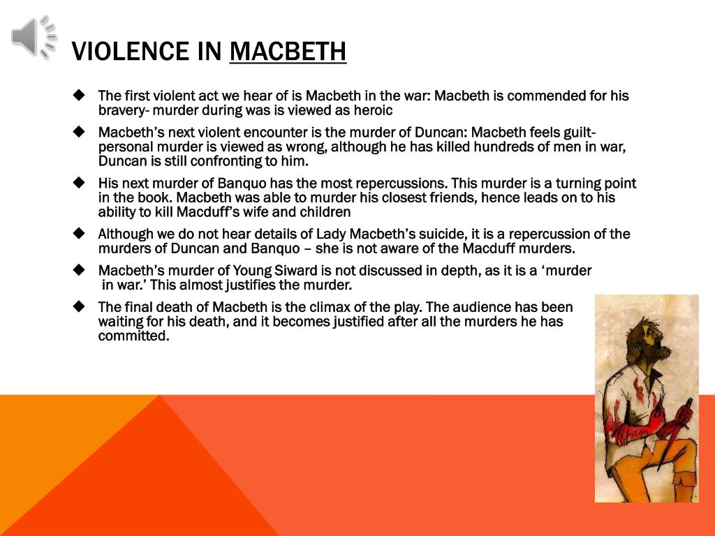 thesis statement for macbeth violence