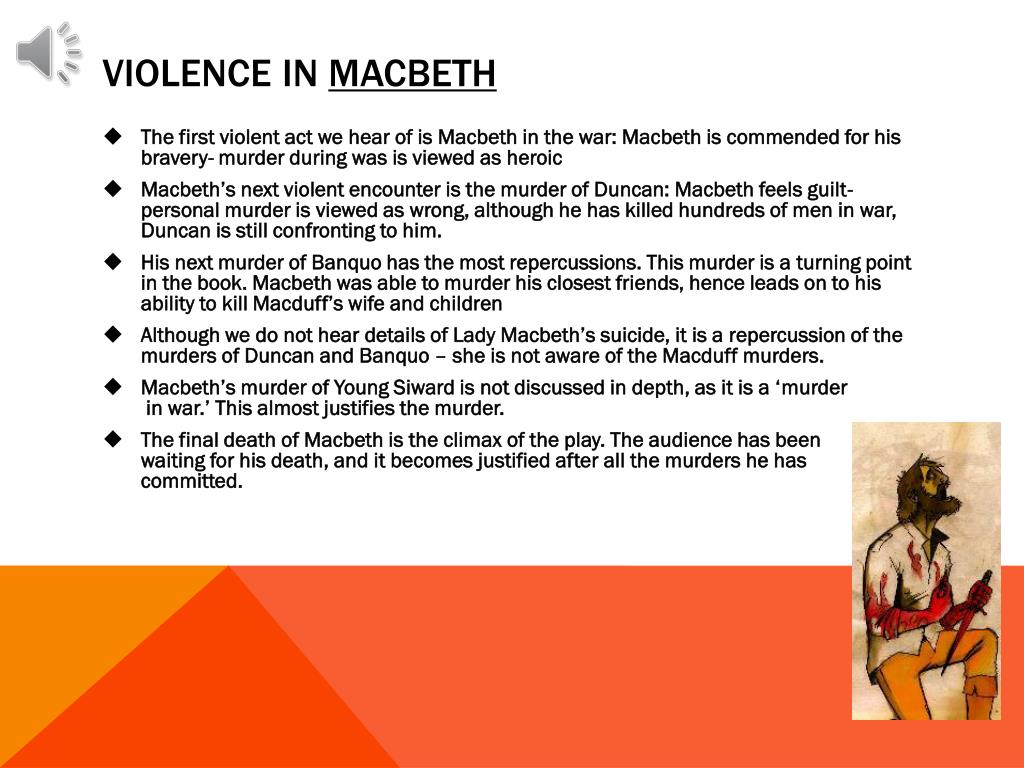 essay on violence macbeth