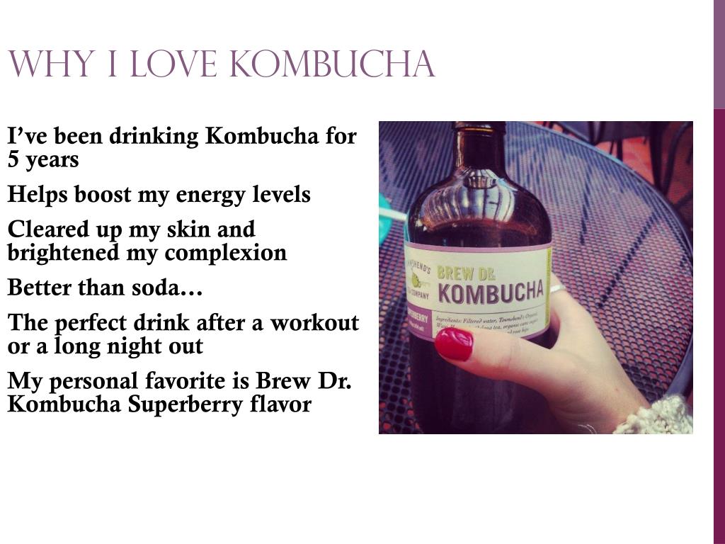 PPT - The Health Benefits of Kombucha PowerPoint Presentation, free ...