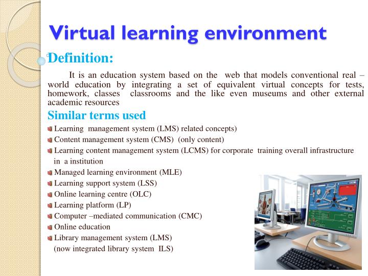 virtual learning environment virtual learning environment