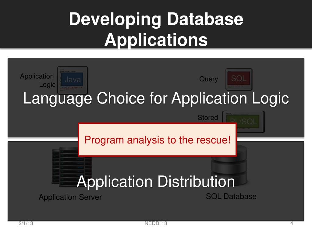 PPT Making Database Applications Perform Using Program Analysis