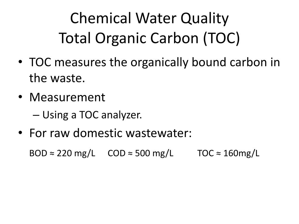 Ppt Water Quality Parameters And Measurements Powerpoint Presentation Id 2136761