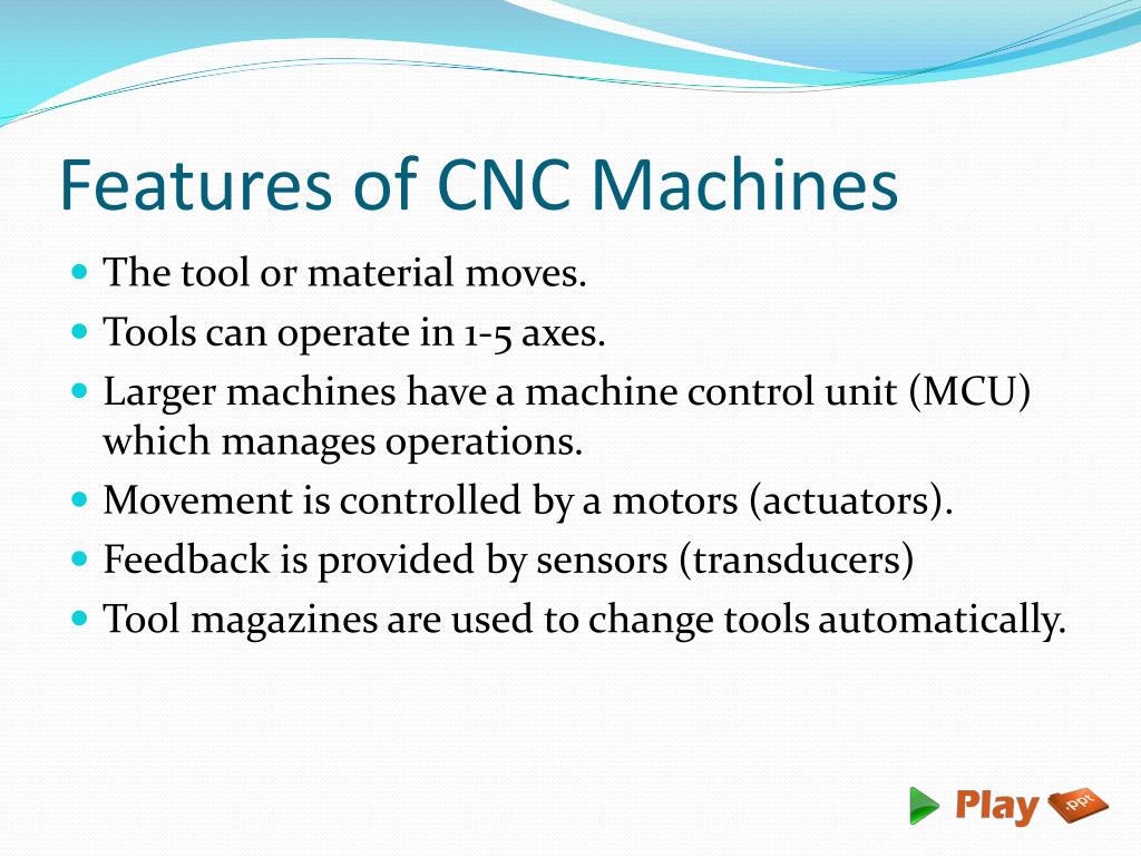 types of cnc machine pdf