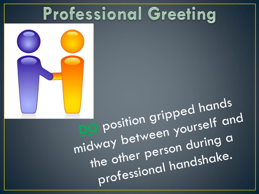 presentation greetings