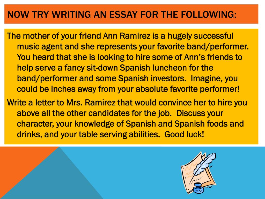spanish meaning of essay