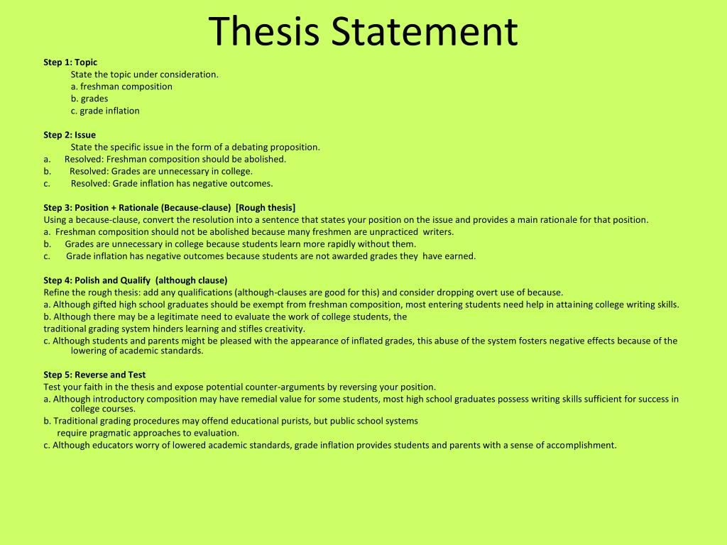 the jungle thesis statement