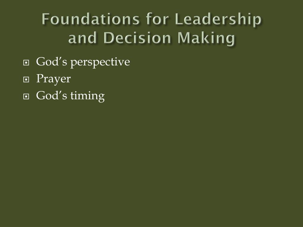 PPT - NehemiaH : Godly Leadership and decision Making PowerPoint ...