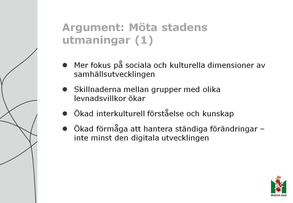 PPT - MALMÖ – DÄR KONST OCH KULTUR GÖR SKILLNAD PowerPoint Presentation ...