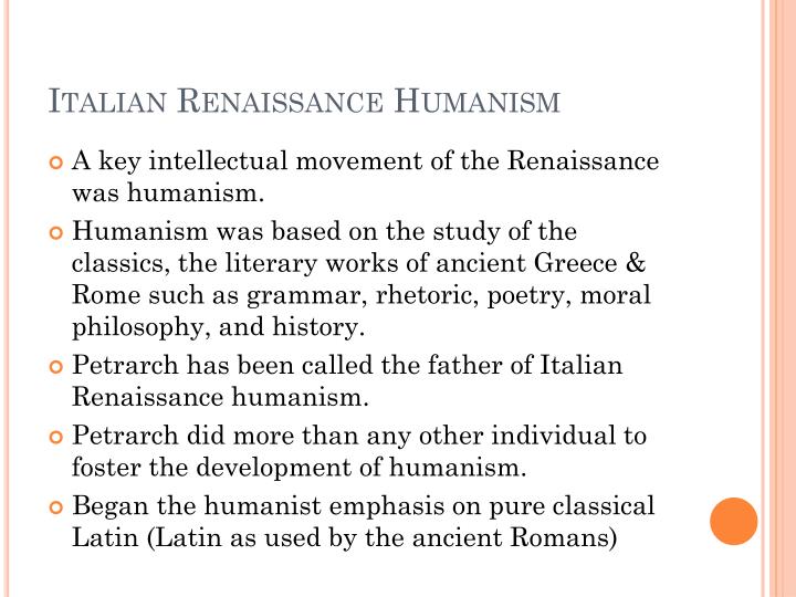 PPT Humanism PowerPoint Presentation ID 2140595   Italian Renaissance Humanism N 