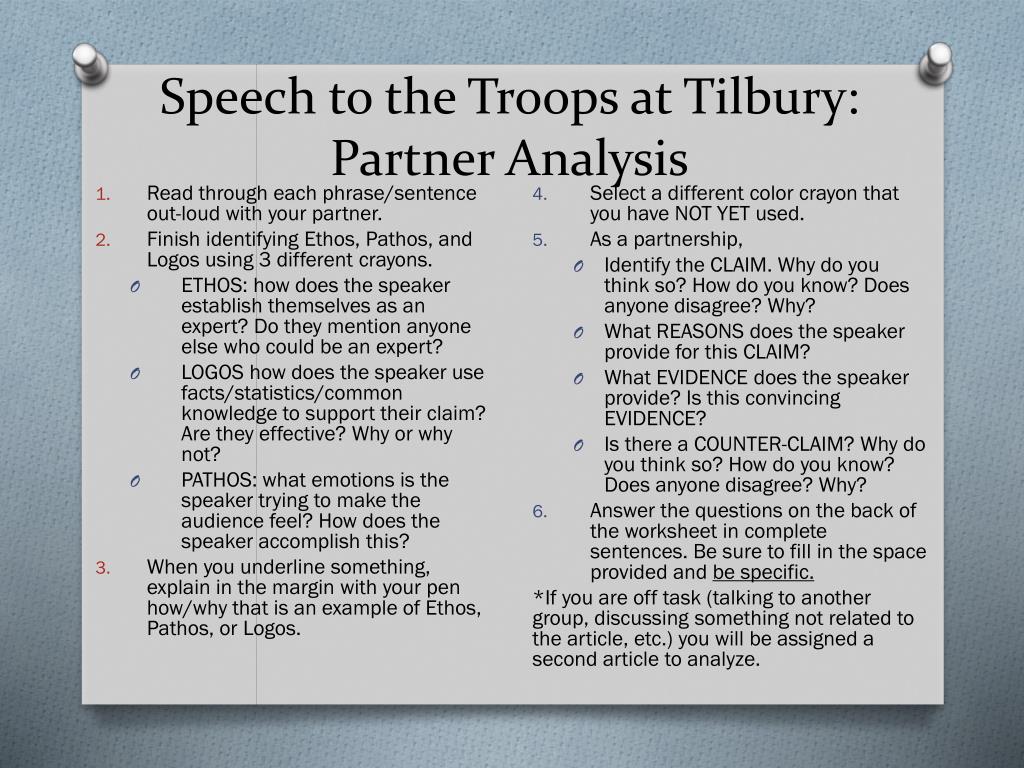 Speech To The Troops At Tilbury Analysis PPT - Mustang Minute PowerPoint Presentation, free download - ID:2141712
