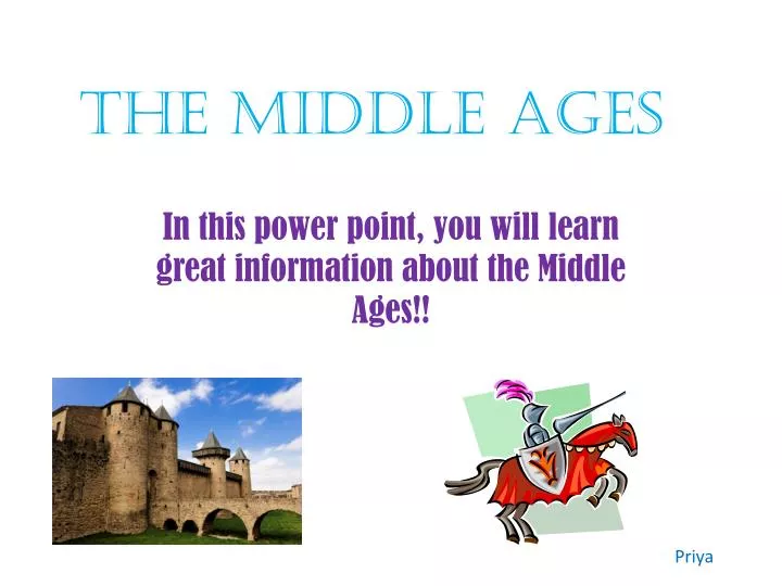 the middle ages n.