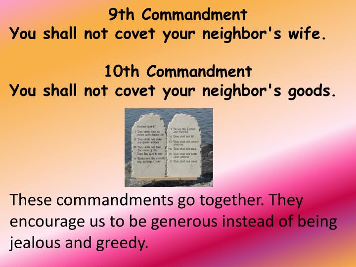 PPT - The 10 Commandments PowerPoint Presentation - ID:2142079