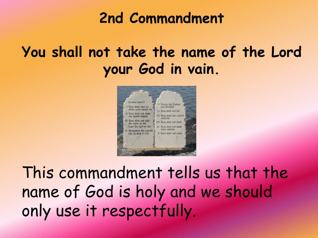 PPT - The 10 Commandments PowerPoint Presentation, free download - ID