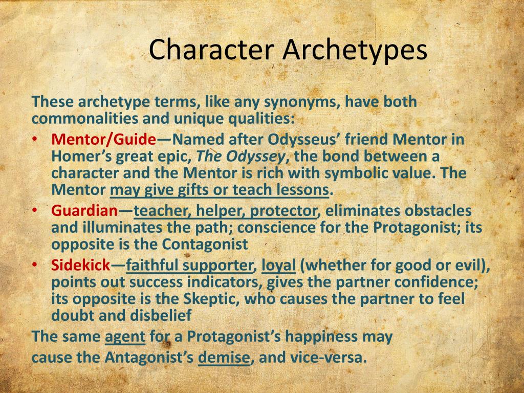 archetypes in the odyssey