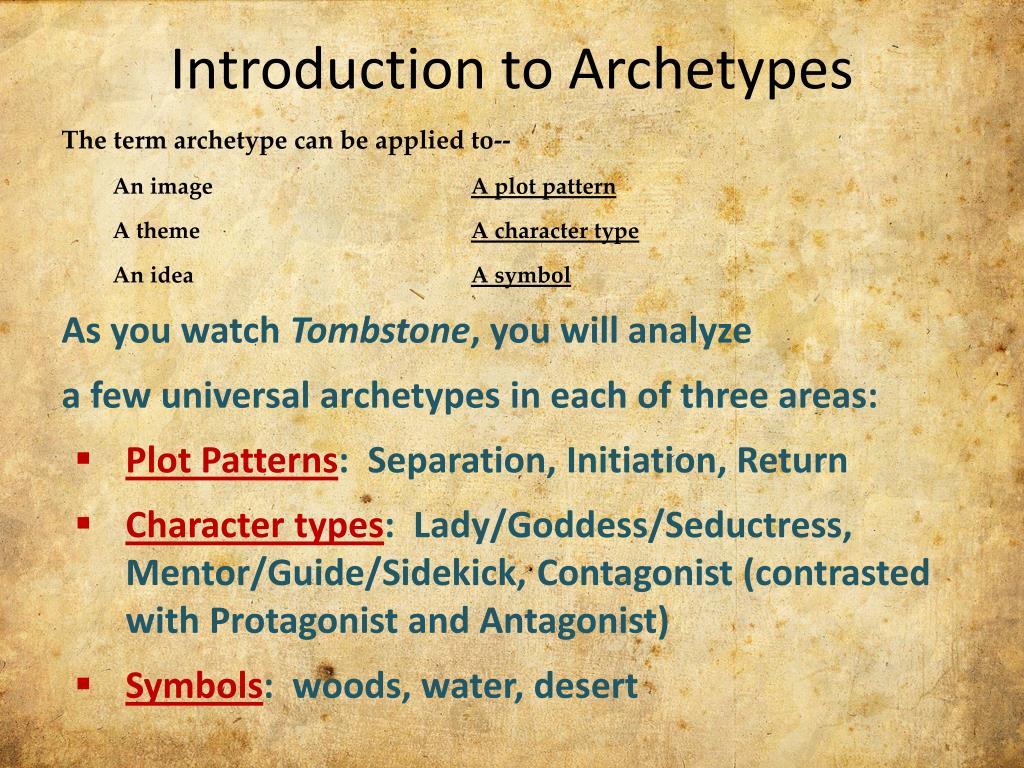 PPT - Archetypes in Tombstone PowerPoint Presentation, free download -  ID:2142633