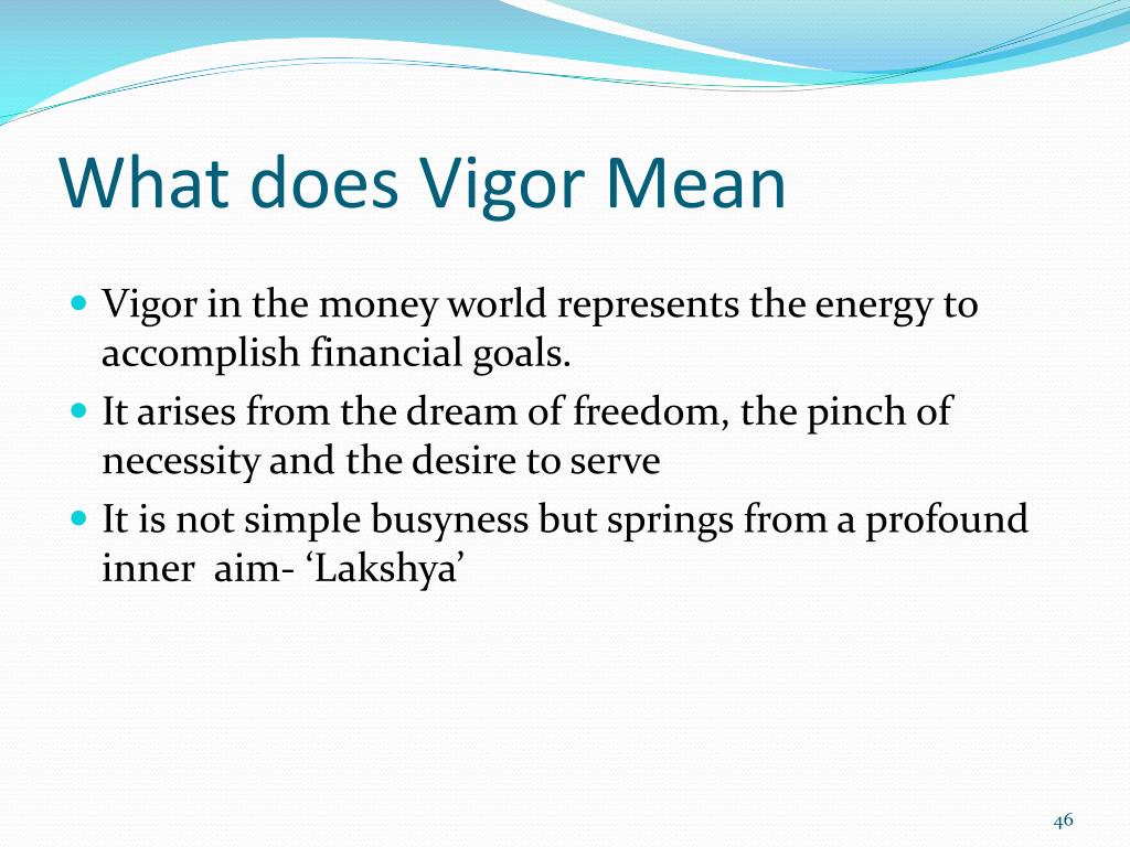 Vigorous Meaning