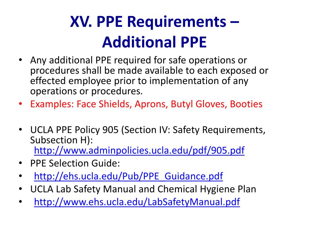PPT SAFETY REQUIREMENTS UCLA DEPARTMENT OF CHEMISTRY AND BIOCHEMISTRY