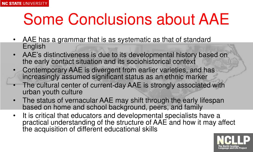 PPT - Myths about African American English PowerPoint Presentation ...