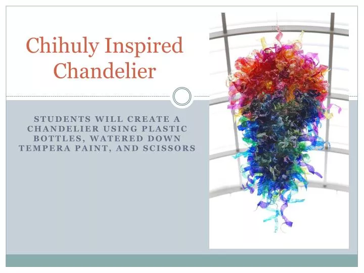 chihuly inspired chandelier n.