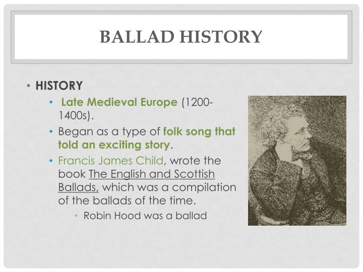 ppt ballads powerpoint presentation id 2144571