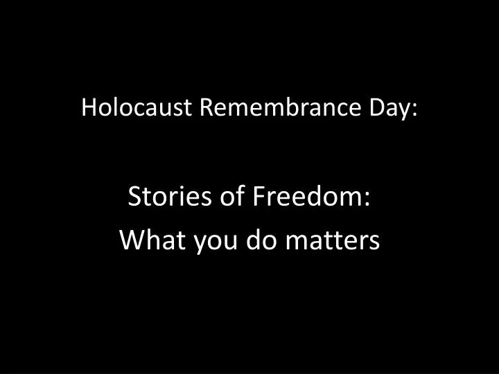 holocaust remembrance day n.