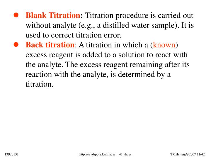 PPT Titrations PowerPoint Presentation ID2145156